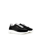 Axel Arigato Black And White Fabric And Leather Sneaker