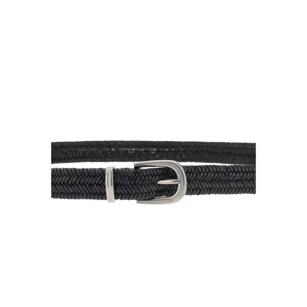Brunello Cucinelli Braided stretch leather Belt