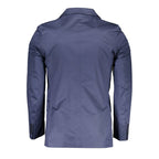 Gant Blue Cotton Men Jacket