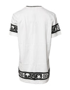 Dolce & Gabbana White #DGMillennials Cotton Crewneck T-shirt