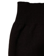 Dolce & Gabbana Brown Cashmere Knitted Neck Warmer Foulard Scarf