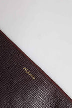 Dolce & Gabbana Brown Leather #DGFAMILY Embellished Men Clutch Pouch Bag