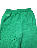 Dsquared² Green Cotton Elastic Waist Men Casual Pants