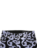 Dolce & Gabbana Black Logo Monogram Cotton Skinny Denim Jeans