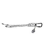 Dolce & Gabbana Multicolor Tape String DG Logo Keychain Polyester Keyring