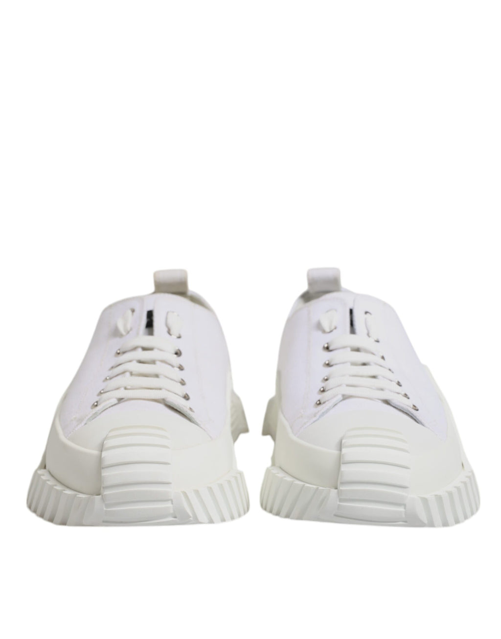 Dolce & Gabbana White Leather Low Top NS1 Sneakers Shoes