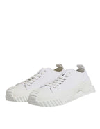 Dolce & Gabbana White Leather Low Top NS1 Sneakers Shoes