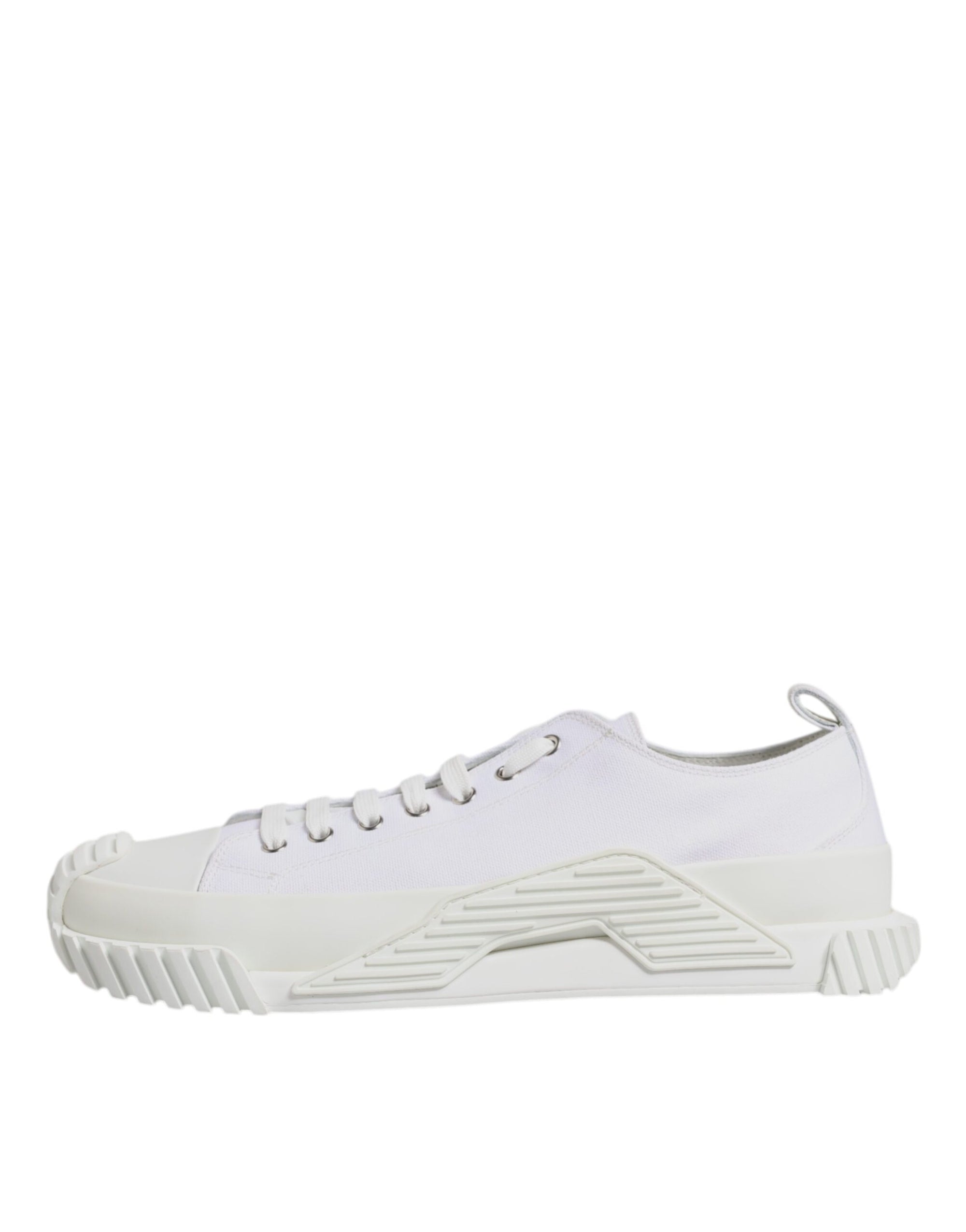 Dolce & Gabbana White Leather Low Top NS1 Sneakers Shoes