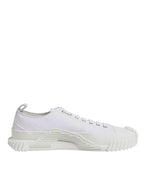 Dolce & Gabbana White Leather Low Top NS1 Sneakers Shoes