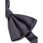Dolce & Gabbana Gray Silk Bowtie