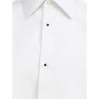 Dolce & Gabbana White Cotton Dress Shirt