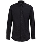 Dolce & Gabbana Black Cotton Dress Shirt