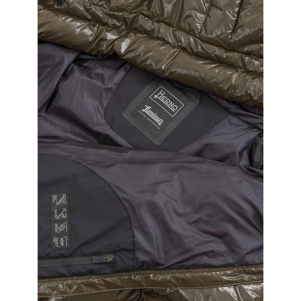 Herno Green Polyamide Parka