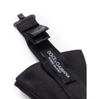 Dolce & Gabbana Black Silk Bowtie