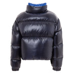 Add Blue Polyamide Full-Length Jacket