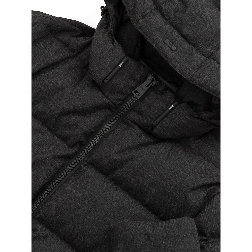 Herno Black Polyester Jackets & Coat