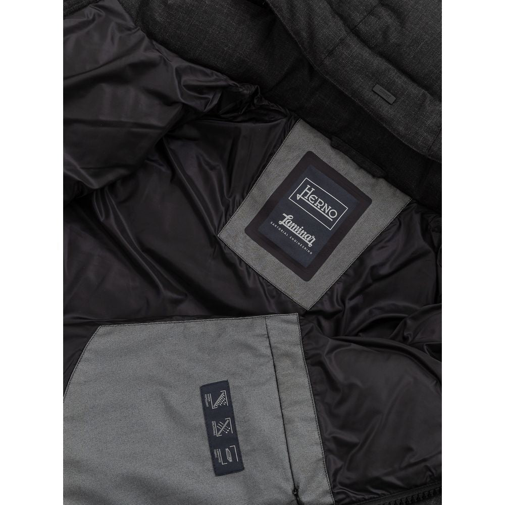 Herno Black Polyester Jackets & Coat