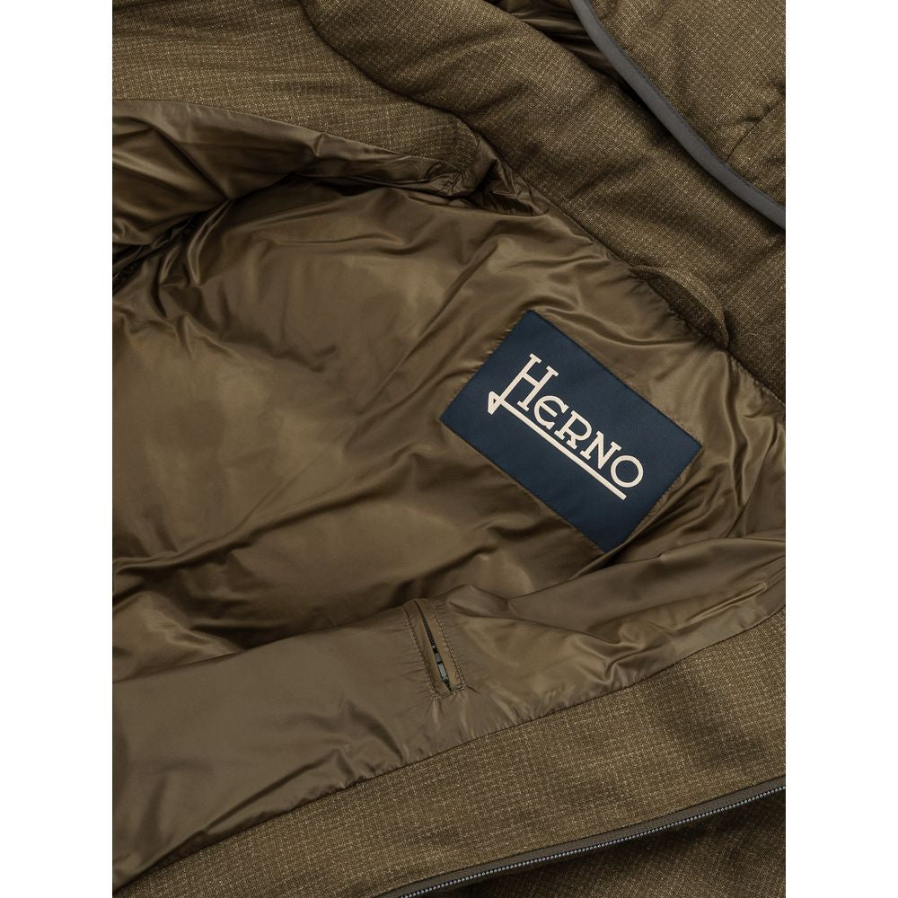 Herno Green Wool Jackets & Coat