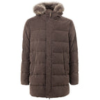 Herno Brown Cotton Jackets & Coat