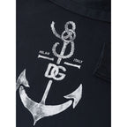 Dolce & Gabbana Blue Cotton Sweatshirt