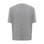Dsquared² Chic Gray Cotton Tee for the Modern Woman