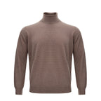 KANGRA Brown Wool Turtleneck