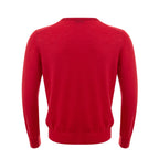 Gran Sasso Elegant Red Wool Sweater for Men