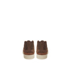 Lardini Elegant Suede Sneakers in Rich Brown