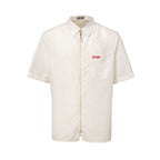 Dior White Polyester Shortsleeve Shirt
