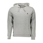 U.S. POLO ASSN. Gray Cotton Men Sweatshirt