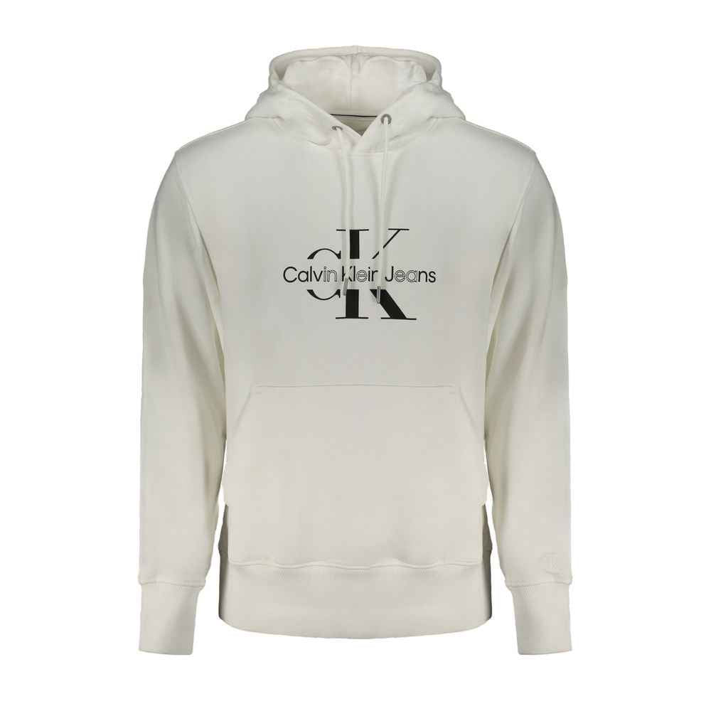 Calvin Klein White Cotton Men Sweater