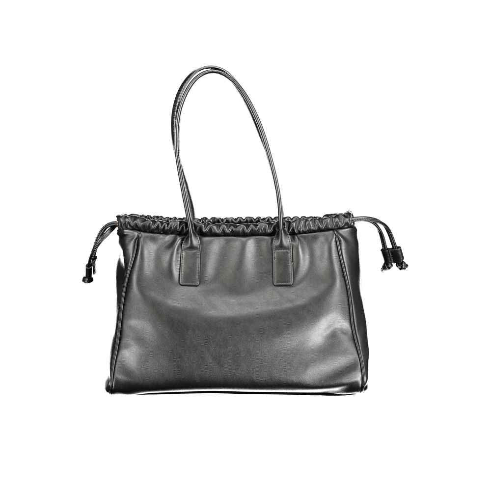 Mario Valentino Black Polyethylene Handbag