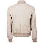 Emilio Romanelli Beige Calfskin Men Jacket