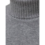 Cruciani Gray Cashmere Turtleneck