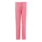 Lardini Elegant Cotton Pink Trousers for Sophisticated Style