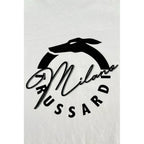 Trussardi Beachwear White Cotton Men T-Shirt