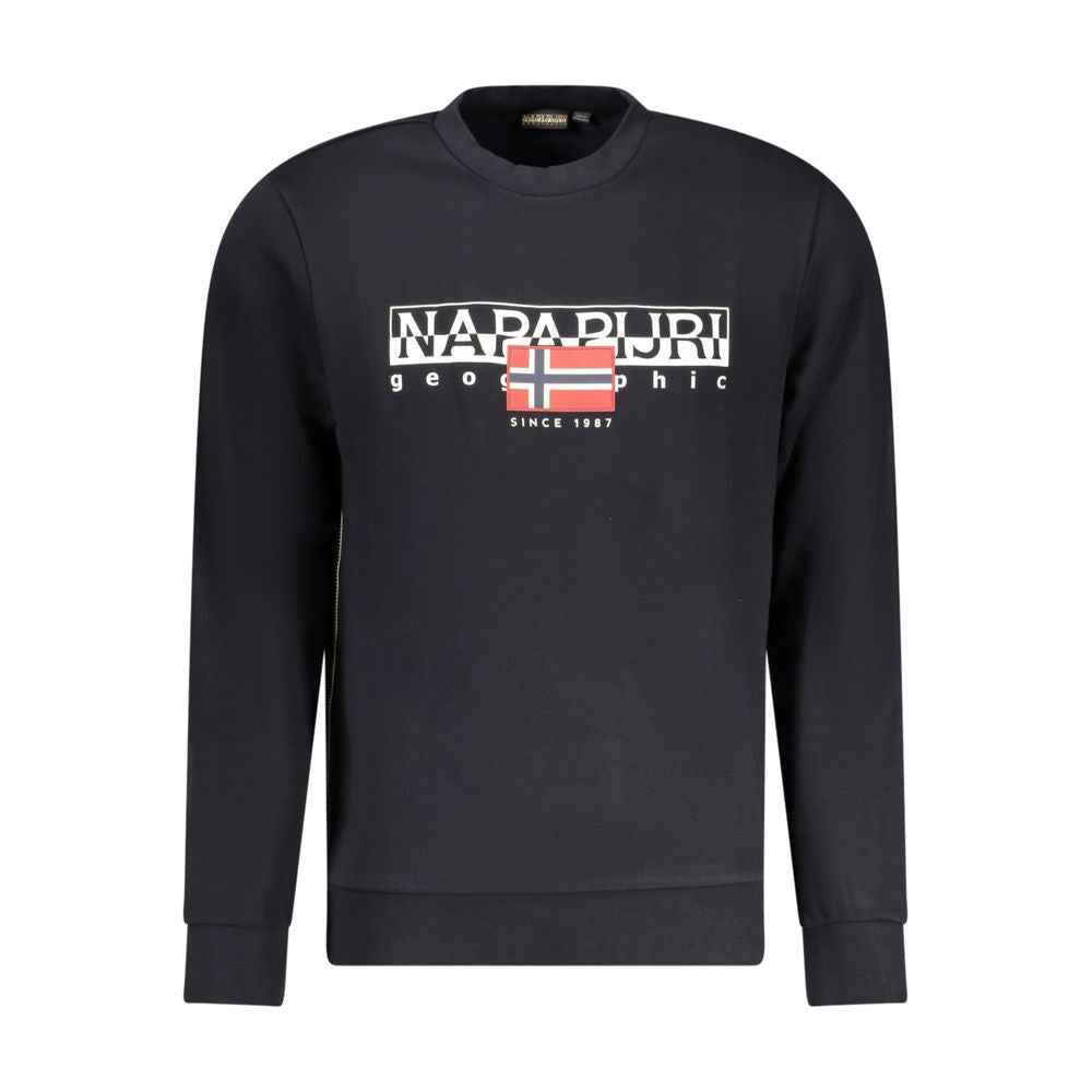 Napapijri Black Cotton Men Sweater