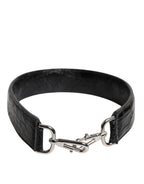 Dolce & Gabbana Black Alligator Leather Bag Shoulder Strap