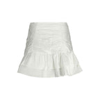 Guess Jeans White Cotton Women Skirt