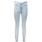 Tommy Hilfiger Blue Cotton Women's Skinny Jean