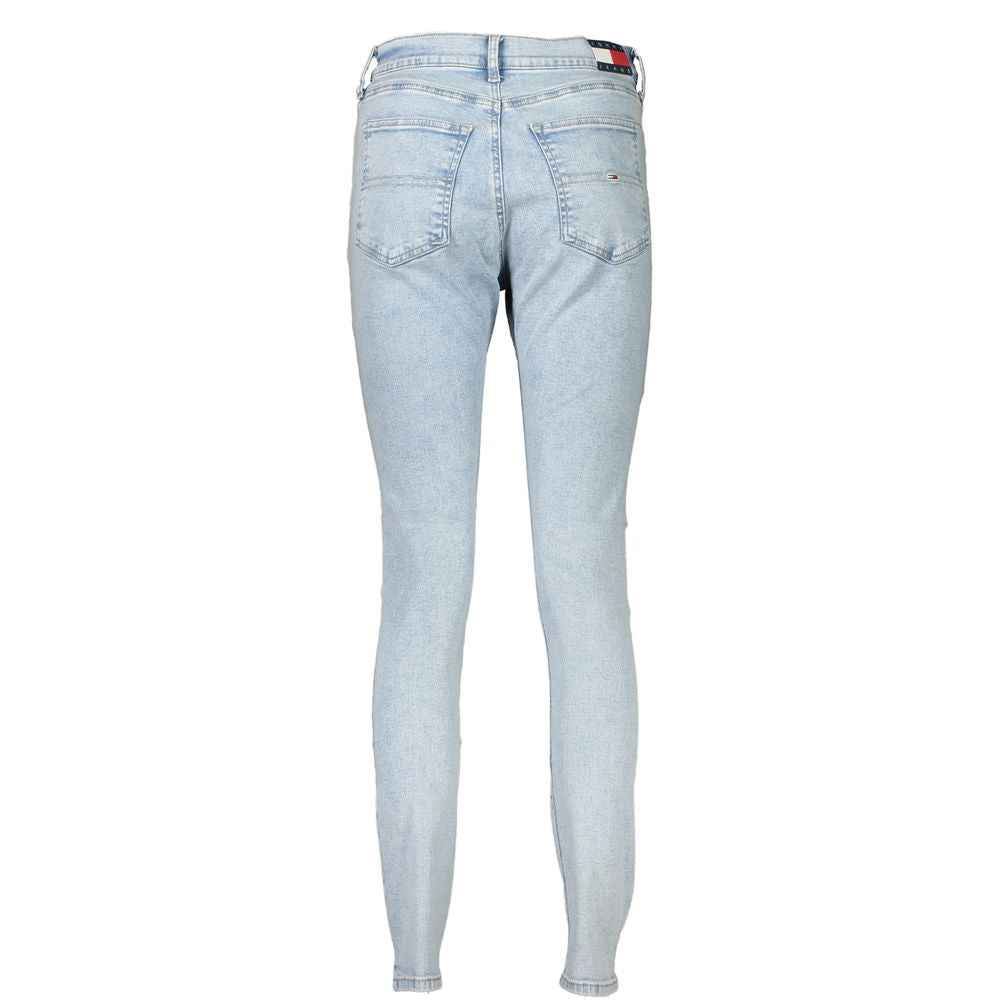 Tommy Hilfiger Blue Cotton Women's Skinny Jean
