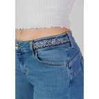 Liu Jo Light Blue Cotton Bootcut Jean