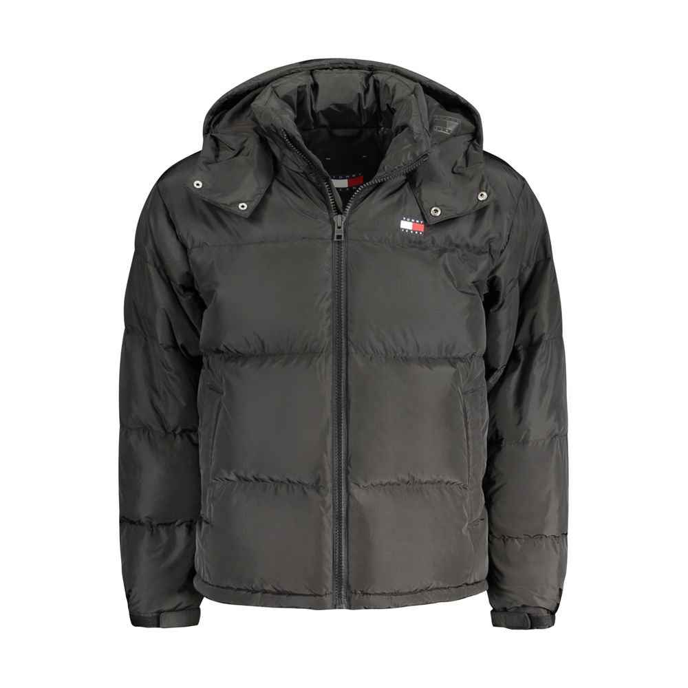 Tommy Hilfiger Black Recycled Polyester Men Jacket