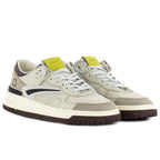 D.A.T.E Beige Leather Sneaker