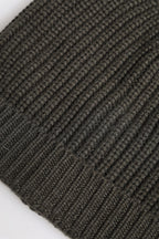 Dolce & Gabbana Dark Gray Cashmere Knit Winter Beanie Hat