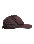 Dolce & Gabbana Brown Cotton DG Crown 6 Panels Baseball Cap