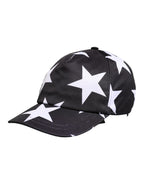 Dolce & Gabbana Black Star Print Polyester Baseball Cap