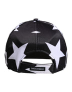 Dolce & Gabbana Black Star Print Polyester Baseball Cap