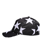 Dolce & Gabbana Black Star Print Polyester Baseball Cap