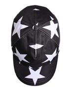 Dolce & Gabbana Black Star Print Polyester Baseball Cap
